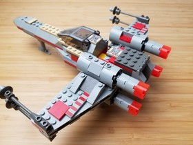 LEGO Star Wars 7140 X-Wing Fighter Complete Rebel Spaceship Luke Biggs 7142