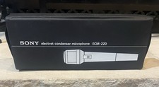 Sony ECM-220 Electret Condenser Microphone with Box