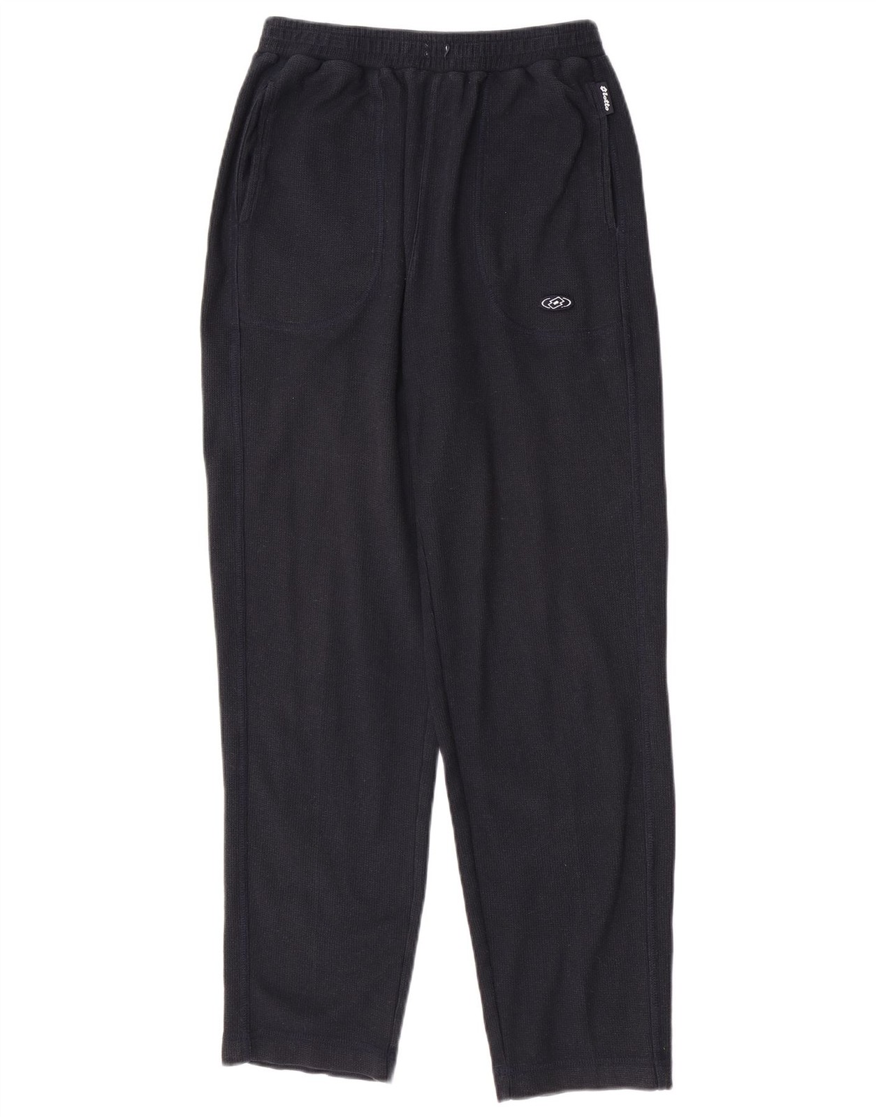 Lotto Womens Tracksuit Trousers UK 16 Large Navy Blue Cotton DY02