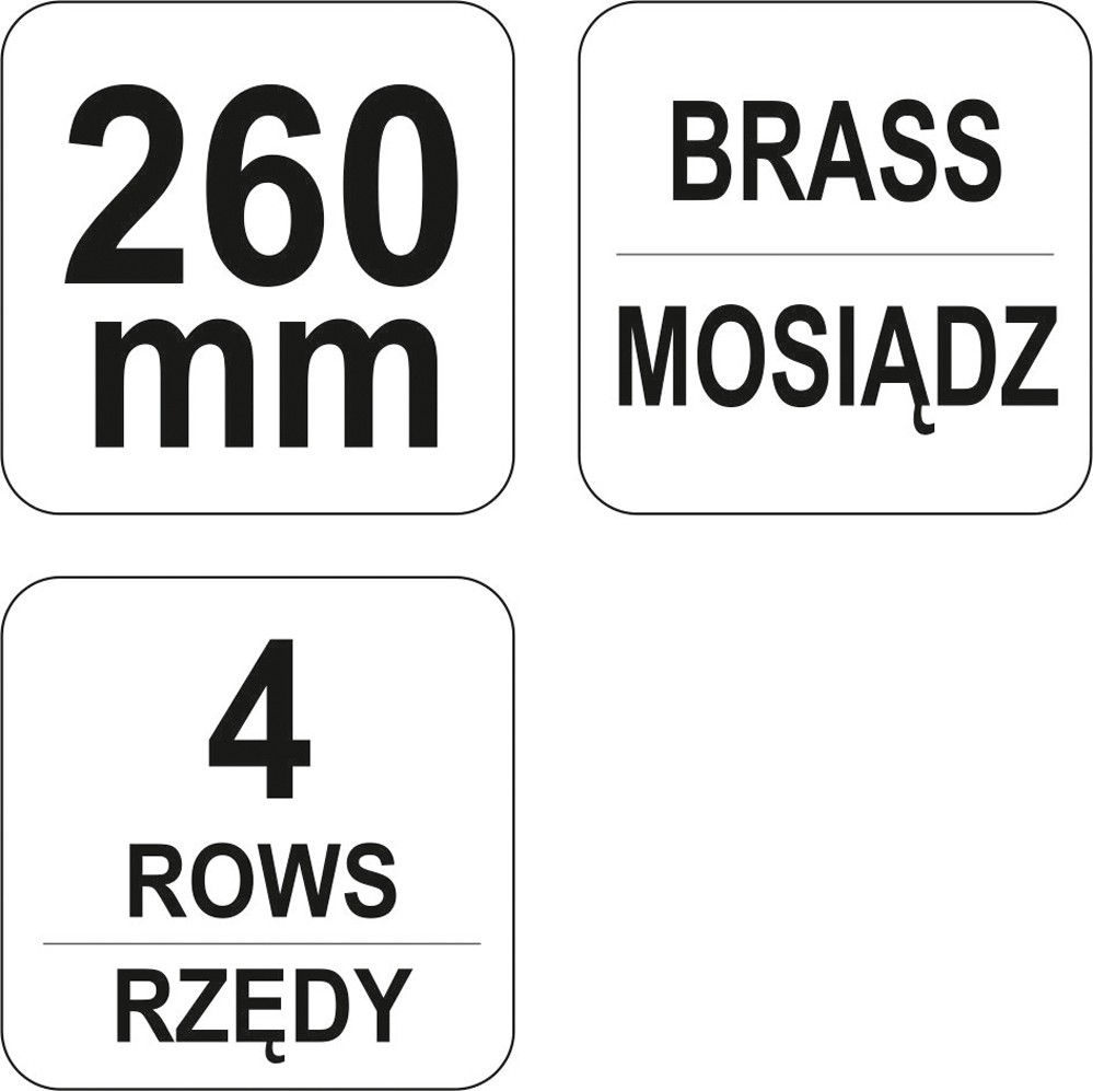Fits YATO NARZ�DZIA YT-6344 PLASTIC WIRE BRUSH 4-ROWS   ⭐UK Stock⭐