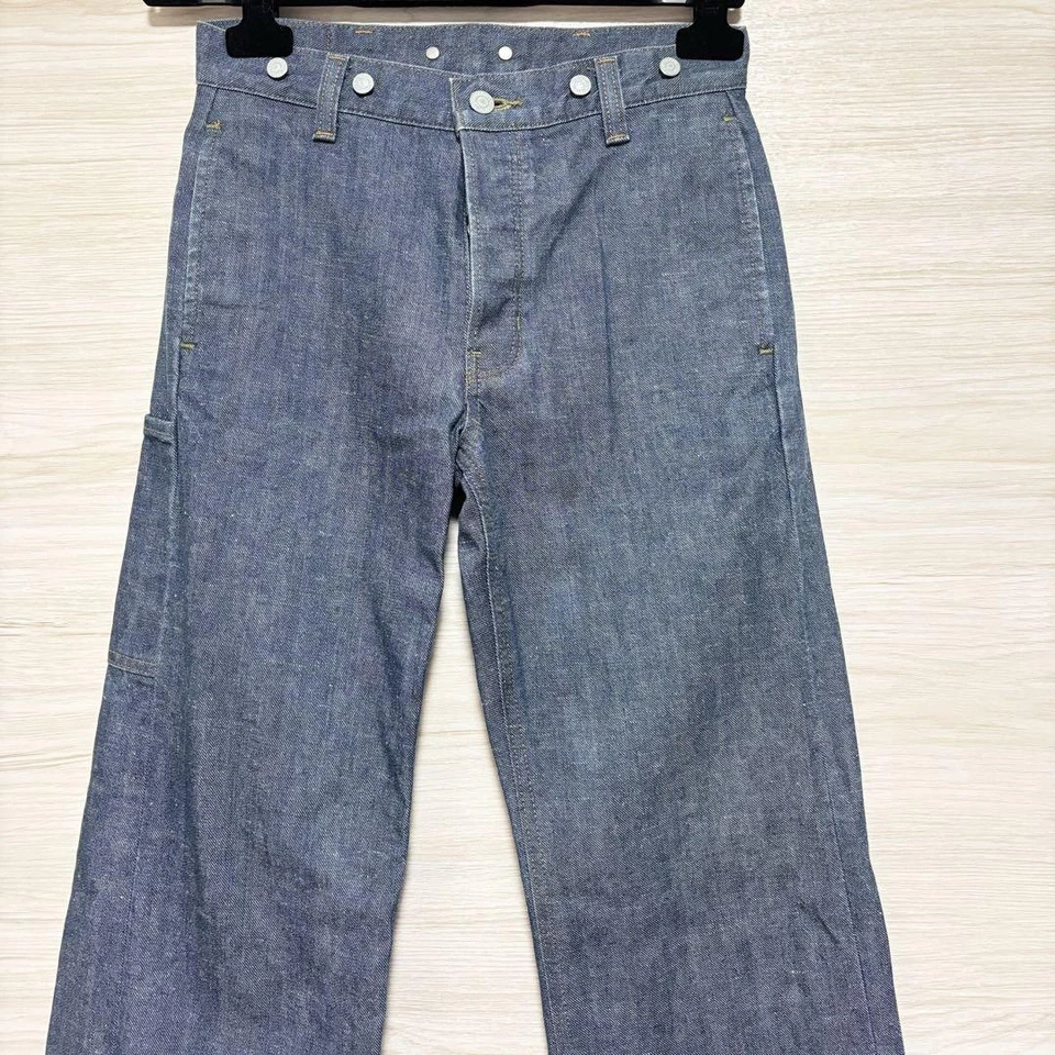 MARGARET HOWELL x EDWIN Organic Cotton Denim Trousers W26 L31 20th Anniversary - Image 4 of 4