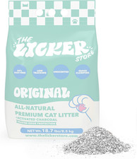 CLR2000A Unscented Premium Clumping Bentonite Clay Cat Litter W/Activated Charco