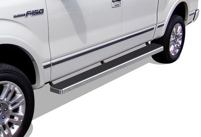 APS Stainless Steel 6 inches Running Boards Fit 09-14 Ford F150 SuperCrew Cab