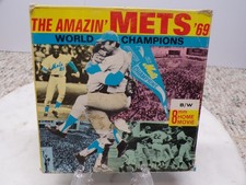 1969 The Amazin Mets World Champions Baseball SP-60 B  W 8 MM Home Movie Film