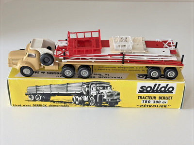 Solido Petrolier 143 Oil Derrick Berliet France G2U