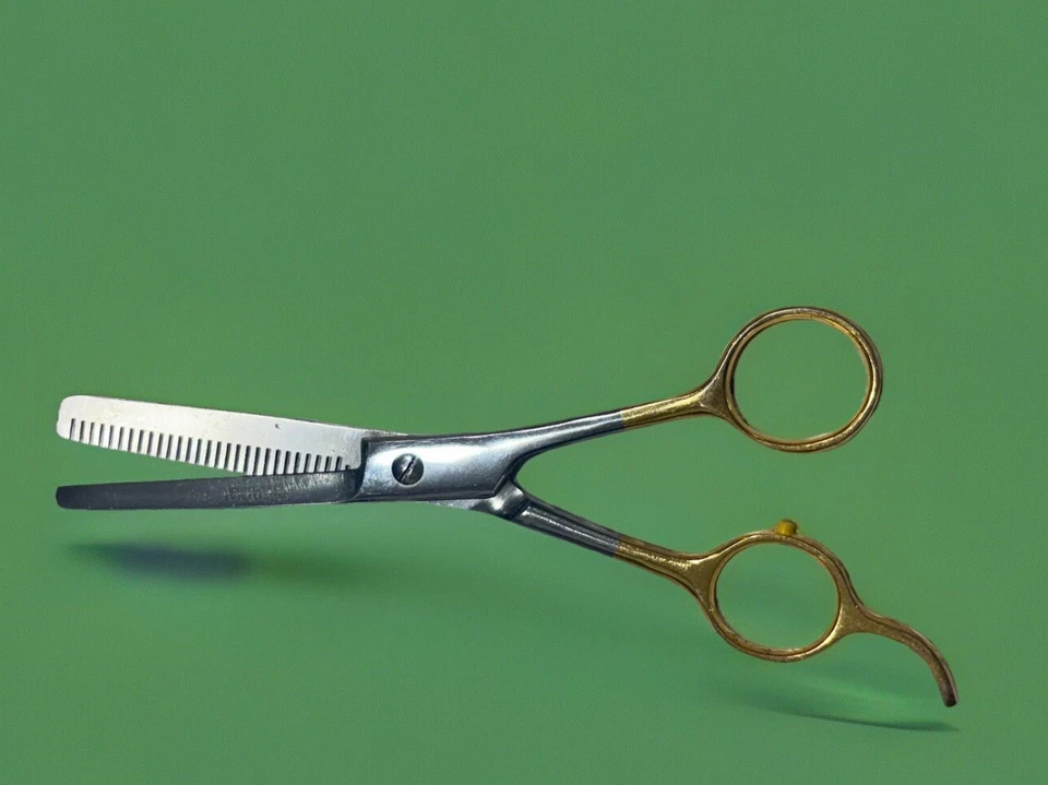 Tijeras adelgazantes de pelo de perro mascota de acero inoxidable Miracle Coat con funda 6 1/2 pulgadas Foto 3 de 4