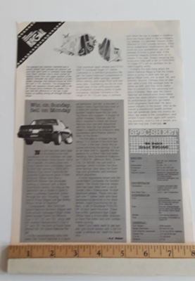 伝統ページ！ 1984 BUICK GRAND NATIONAL ORIGINAL ARTICLE | eBay