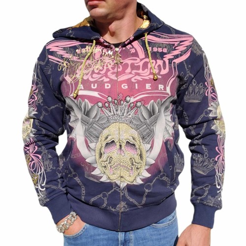 Sudaderas con capucha Ed Hardy Forever Audigier Azul - XL | eBay