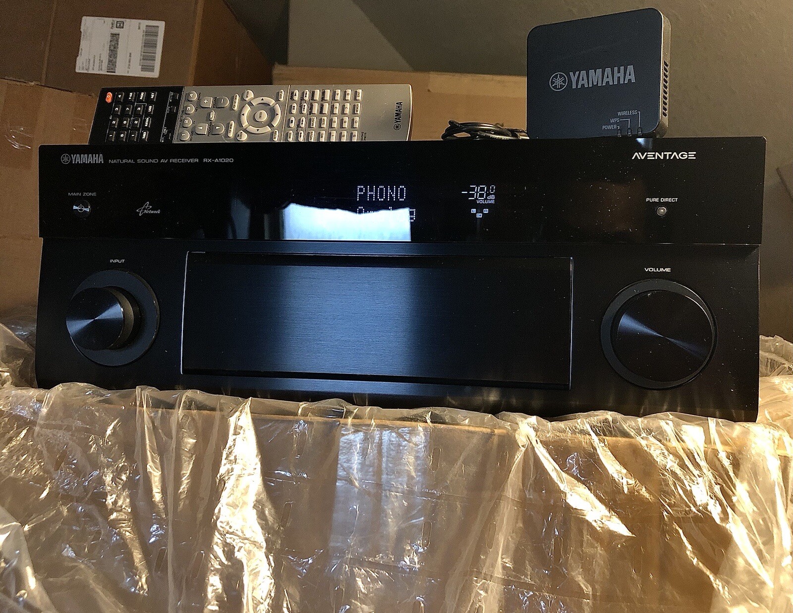 Yamaha AVENTAGE RXA1020 7.2 Ch 4K UHD A/V Receiver w/AirPlay+WiFi