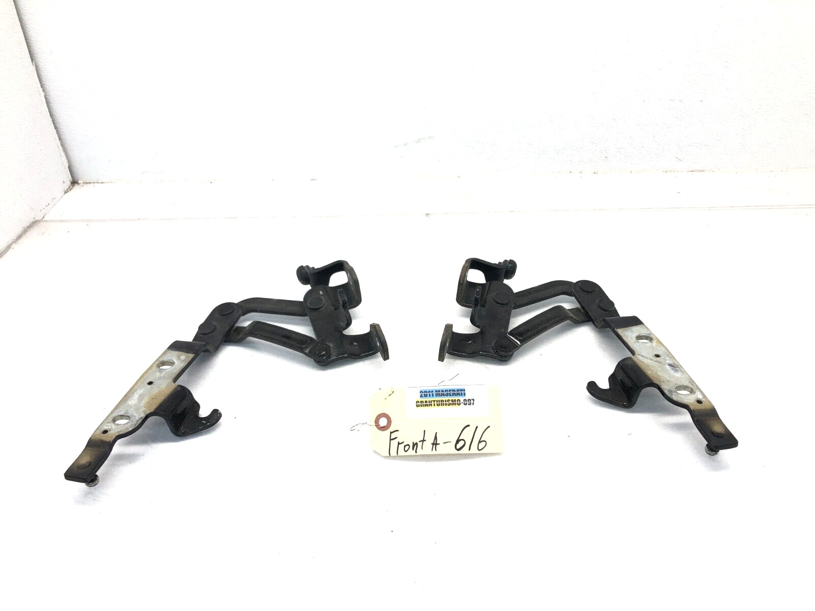 2008-2019 MASERATI GRANTURISMO S M145 LEFT RIGHT FRONT HOOD HINGE SET X2 OEM