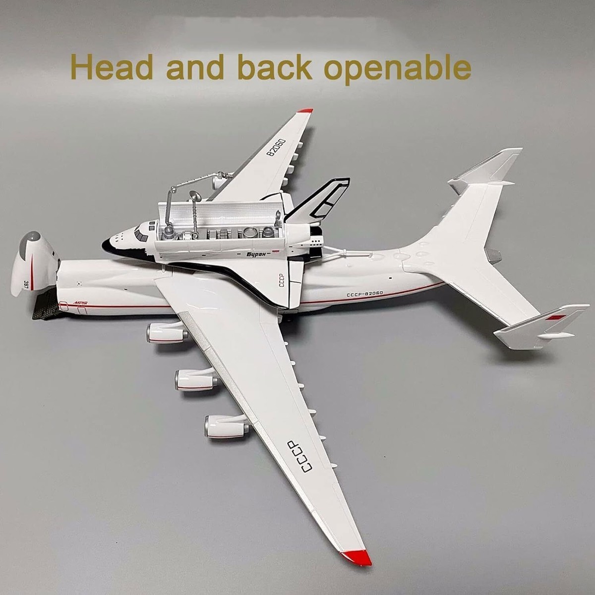 The Soviet Space Shuttle 'Buran' atop its carrier Antonov 225. : r