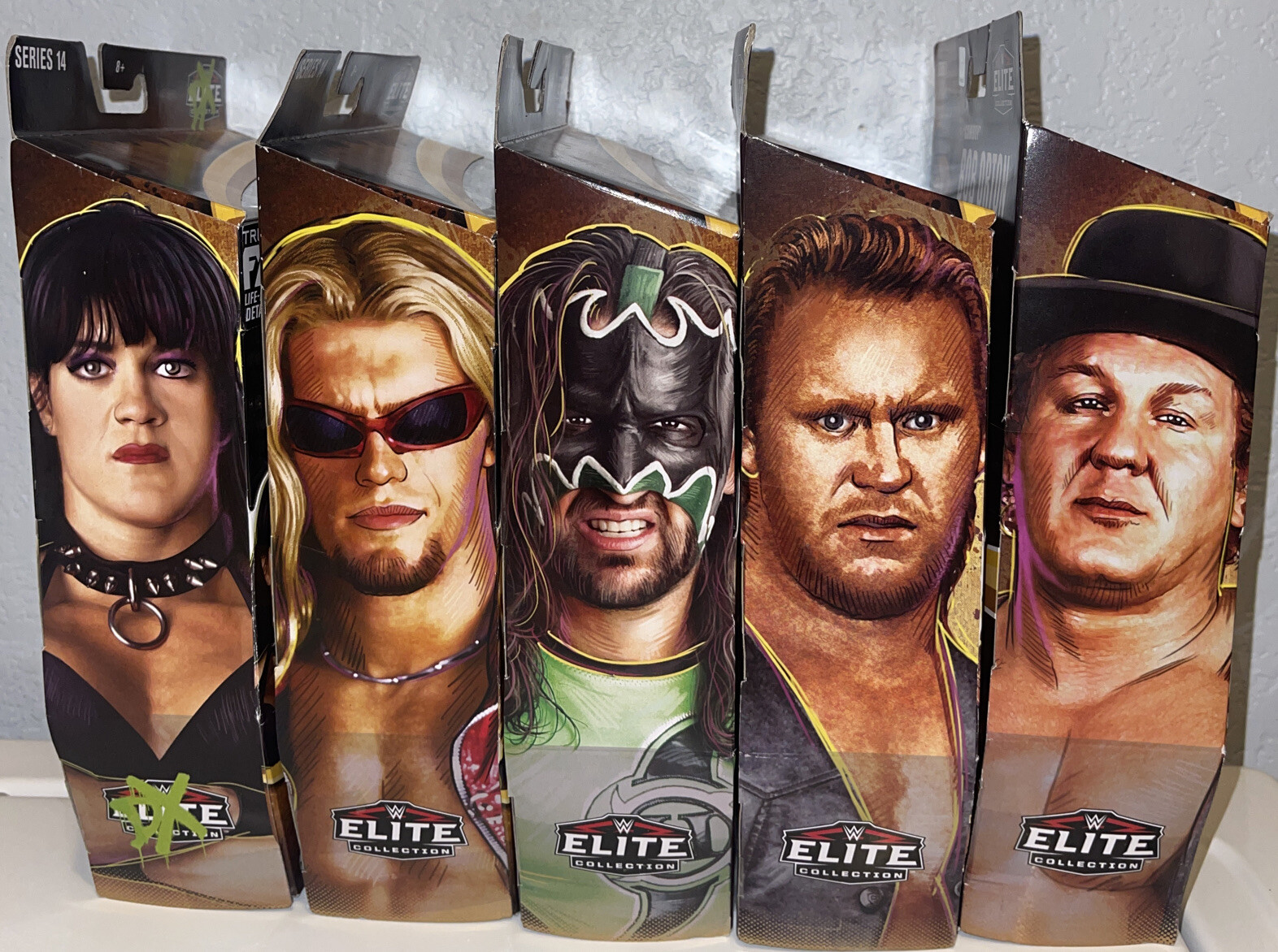 WWE ELITE LEGENDS 13 And 14 (SET OF 5)