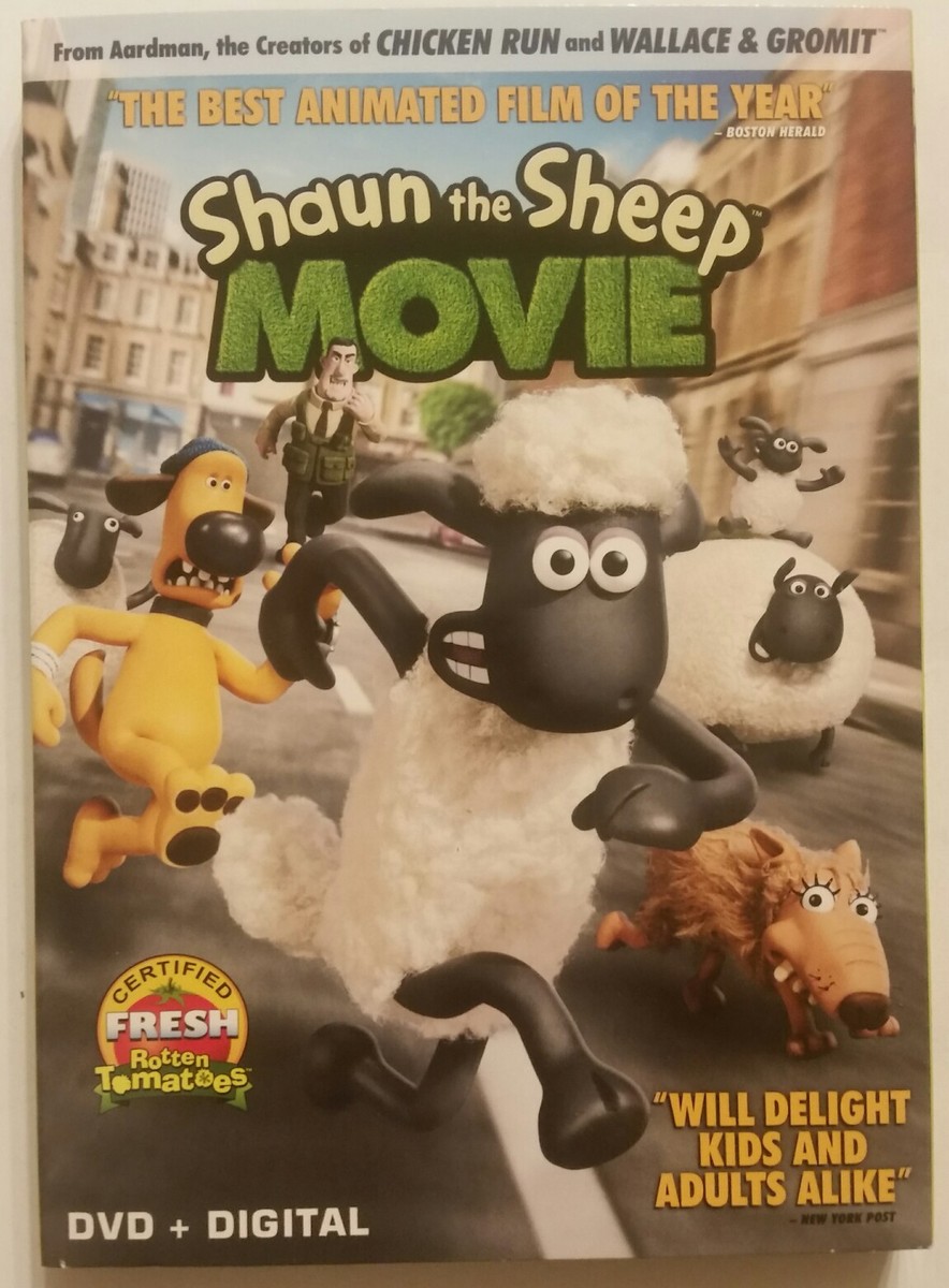 SHAUN the SHEEP MOVIE (2015, DVD w/Slipcover, Animated) *SHIPS
