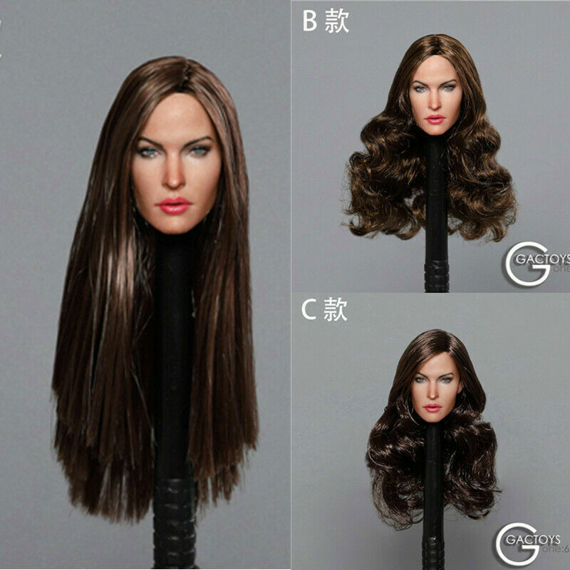 GACTOYS 1/6 Female Megan Head Sculpt Carved F 12