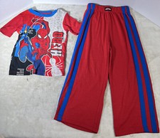 Marvel Spider-Man Children  s Pants And Shirt Boys Size 4 4/5 2 Piece Set