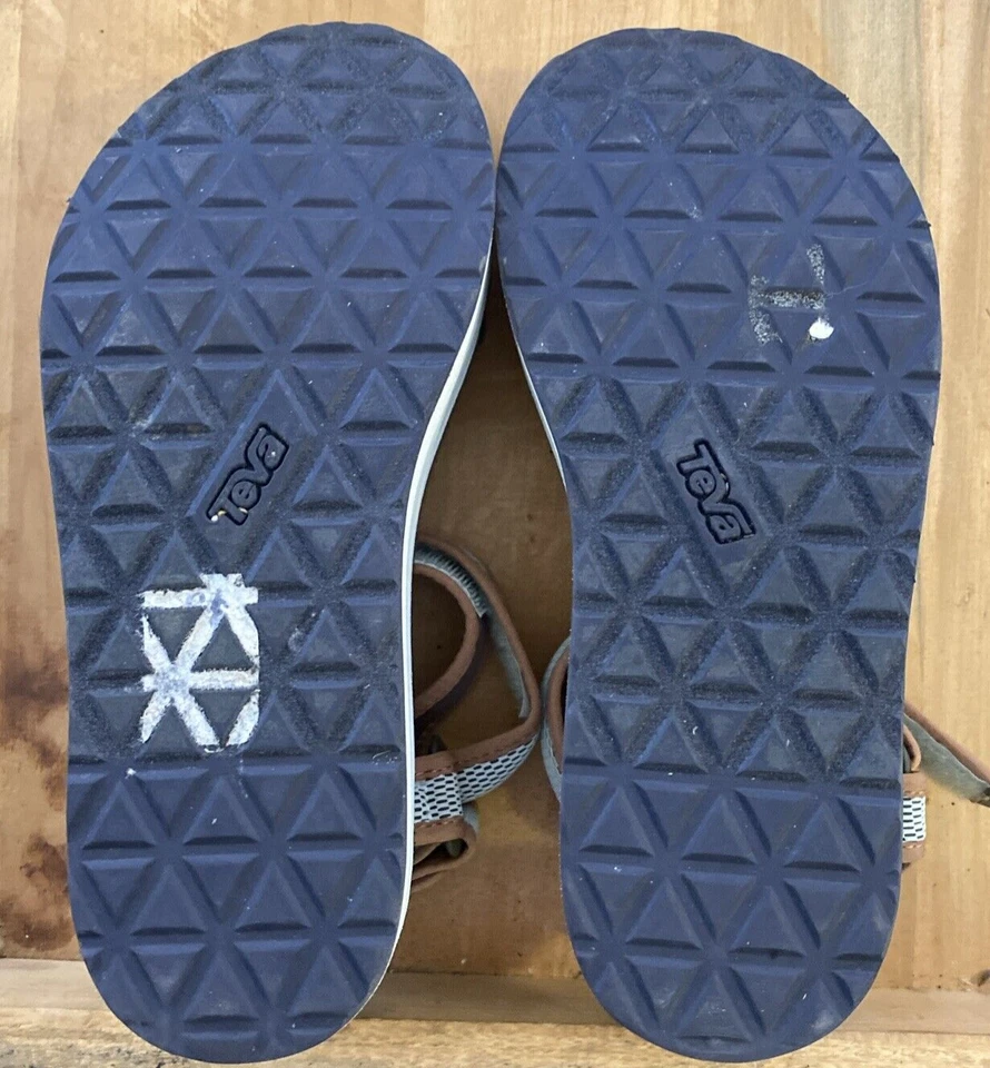 Sandalias Teva Para Mujer Talla 7 Forma Plana Universal Malla Zapatos Gladiador Festival Foto 4 de 4