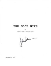 JOSH CHARLES SIGNED 'THE GOOD WIFE' FULL PILOT EPISODE SCRIPT w/COA TV ACTOR