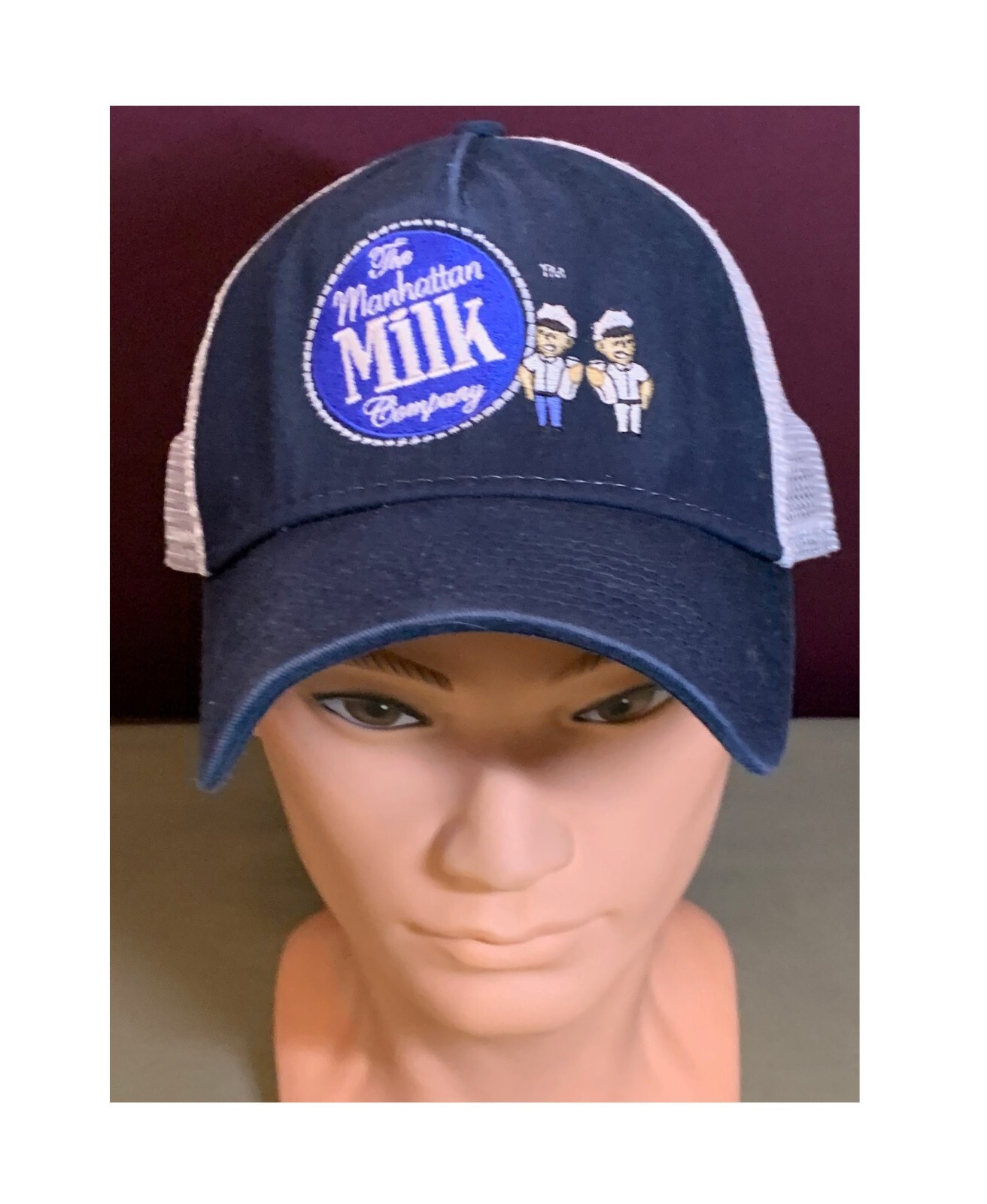 RARE HTF NEW ERA THE MANHATTAN MILK CO. ADJUSTABLE T… - Gem