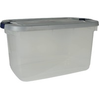 Rubbermaid Roughneck Clear Storage Tote Box 66 Qt Container Latching Rubbermaid Roughneck Clear Storage Tote Box 66 Qt Container Latching