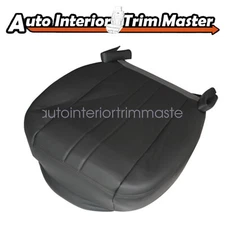 Replacement Driver Lower Leather Seat cover 03-16 For Chevy GMC C Series Dk Gray