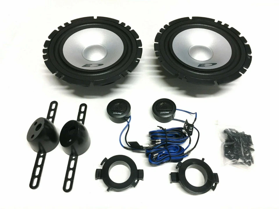 Kit 8 Casse Altoparlanti Alpine Anteriori + Posteriori VW Golf 5 V dal 2003 2009 - Immagine 3 di 4