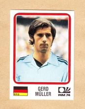 Panini Sonric's - World Cup Story - WM74 - Gerd Muller - West Germany - # 73