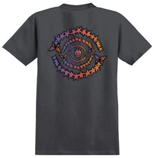 Spitfire Wheels Shirt Skate Like A Girl Evolution Swirl Charcoal