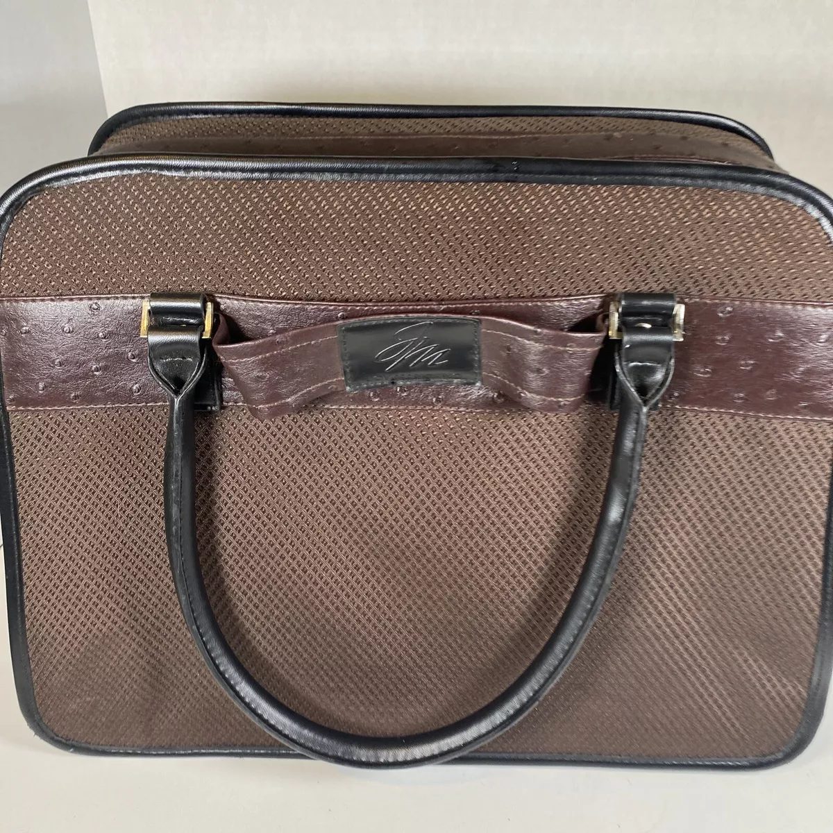 Joy mangano online leather weekender