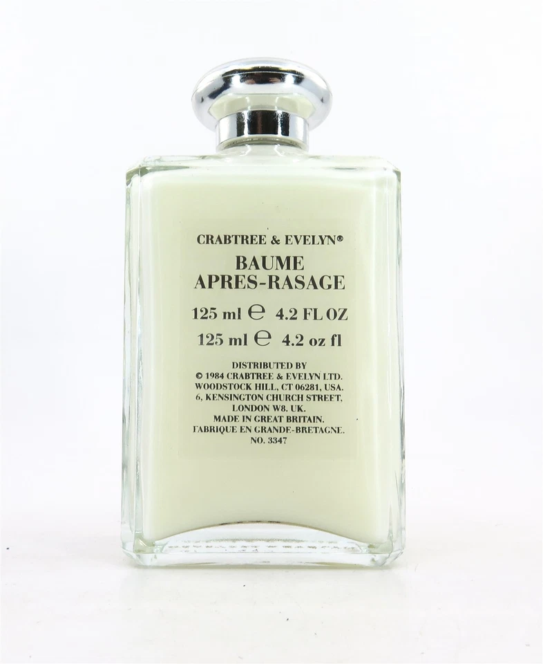 Bálsamo pós-barba vintage CRABTREE & EVELYN PARA HOMENS 4,2 oz com caixa NOVO - Imagem 3 de 4