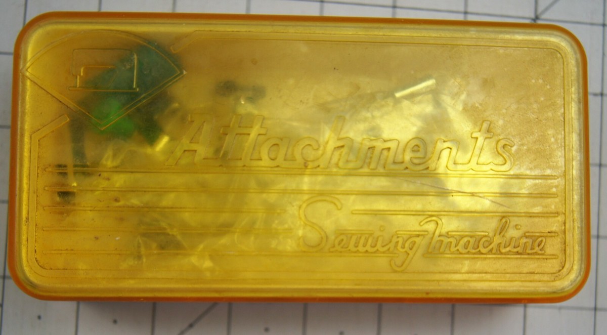 Vintage Sewing Machine Attachment/Parts/Accessories in Yellow