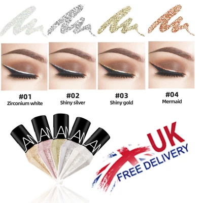 KK LABIB Glitter Long Lasting Eyeliner Liquid Shimmer Eye Liner Sparkly Makeup Eye Shadow