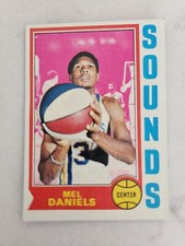 ABA Topps Card - Hall of Famer Mel Daniels (All Star, '73 - '74 Season)