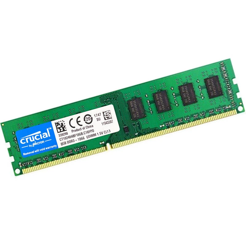 Crucial DDR3 16GB (2x 8GB) 1866 MHz PC3-14900 DIMM 240-Pin Non-ECC Memory RAM - Image 3 of 4