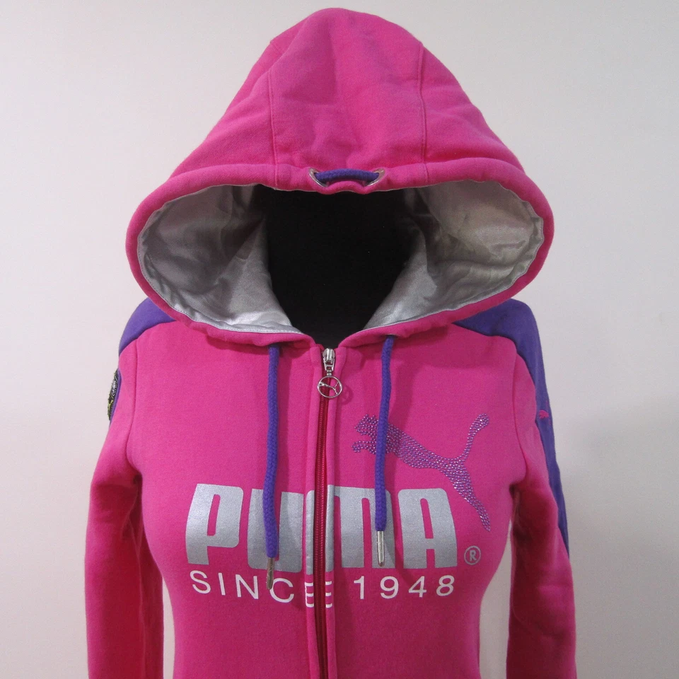 Puma Women's Hooded Jacket Chest 30/32 UK L REF (Y00638) - Image 2 of 4