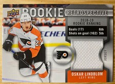2019-20 Upper Deck Rookie Retrospective Jersey Oskar Lindblom #RR-OL