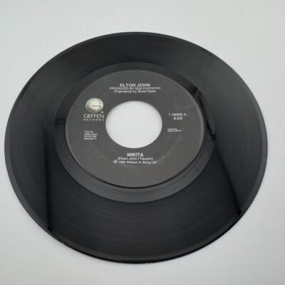 ELTON JOHN - Nikita/Restless GEFFEN 45rpm 7'' 1986 Soft Rock