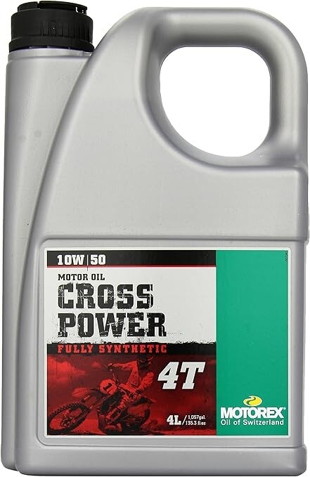 Motorex Cross Power 10W50 Fully Syntetic Engine Oil 4T Motorcycle 4 Litre