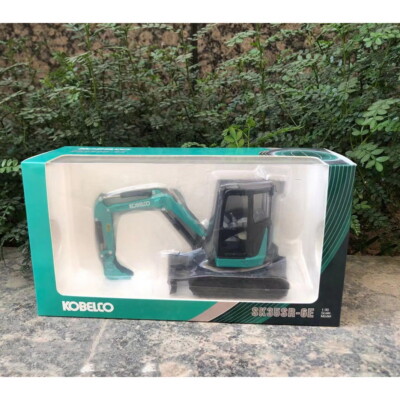 1/30 Scale KOBELCO SK35SR-6E Compact Excavator Green Diecast Model