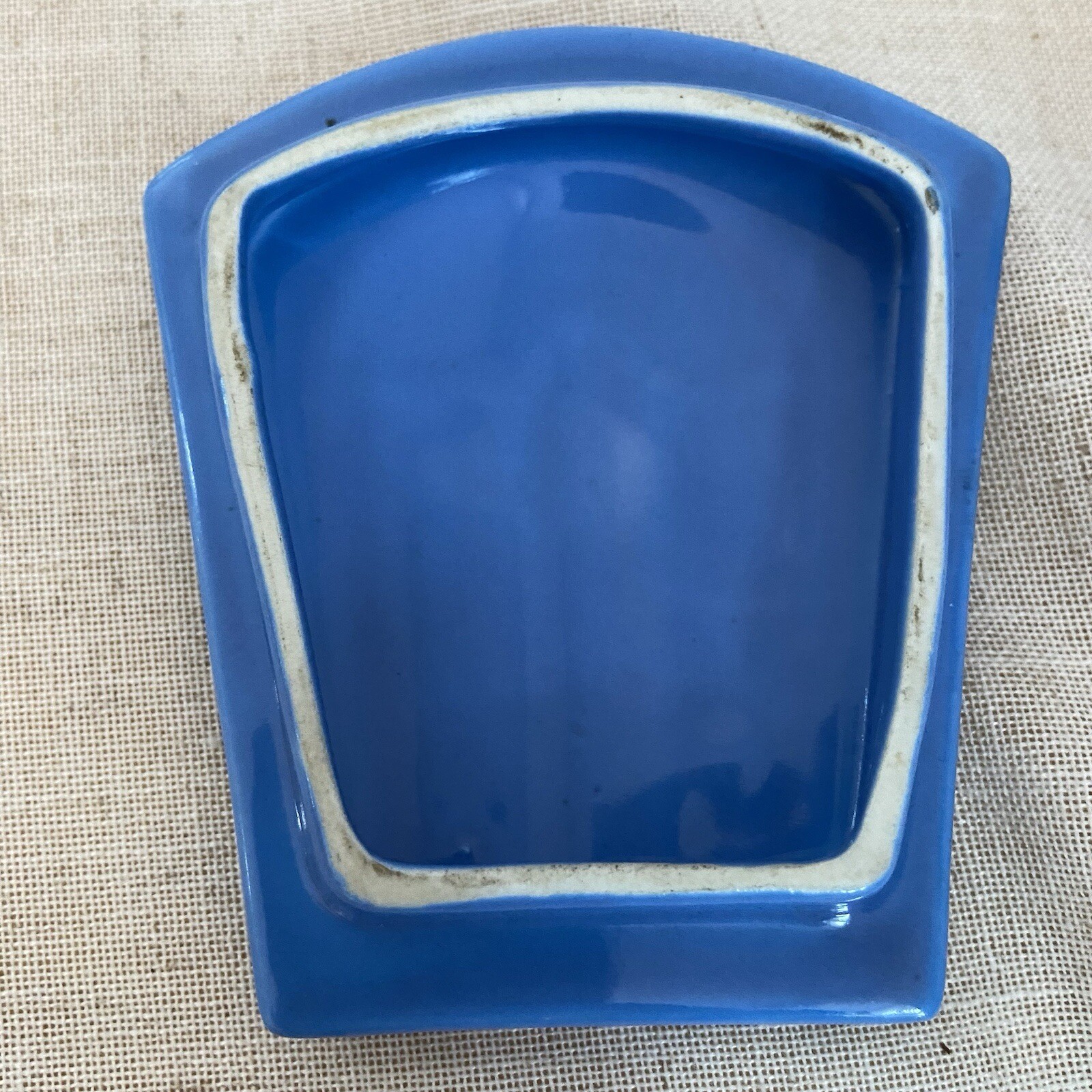 vintage Hall China Co USA Pitcher Westinghouse Streamline water jug blue 40s MCM