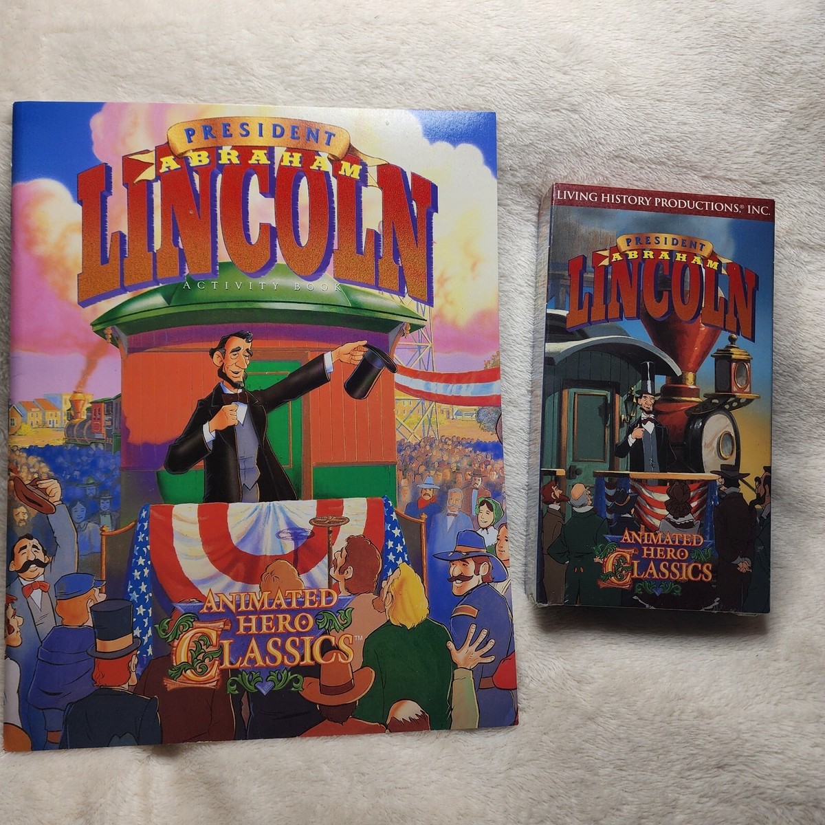1993 ANIMATED HERO CLASSICS ABRAHAM LINCOLN VHS TAPE- Sealed