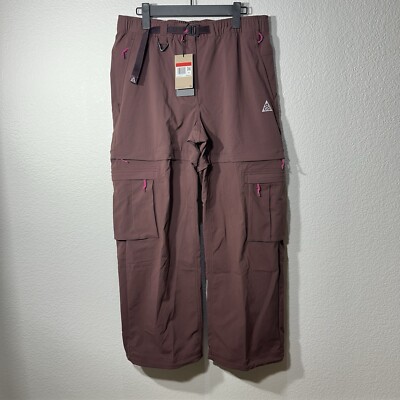 $160 New Nike ACG  Smith Summit  Women s Zip-Off pants Large  FB7883-652