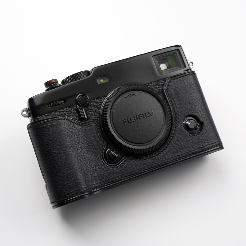 Fit For Fujifilm Xpro3 Handmade Real Leather Camera Half Case Cover Bag  Protect