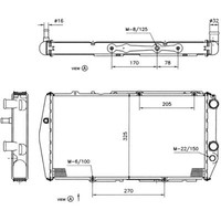 KüHler WasserküHler Passend FüR Audi 100 44 44Q C3 2.3 E 1.8 2.0 43 C2 1.6 2.1