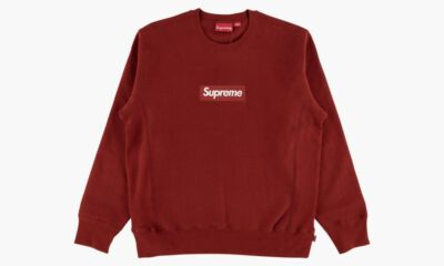 Brand New DS Supreme Box Logo Crewneck FW18 Rust Red L Large 100  