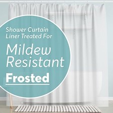 Shower Curtain Liner 72 x 72 PEVA Heavy Duty 72" X 72" Standard Peva Frosted