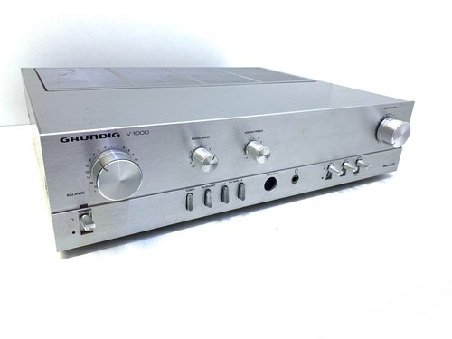 Grundig V-1000 Stereo Amplifier 35+35 Watts RMS Vintage 1980 Work 100% Good Look - Picture 2 of 11