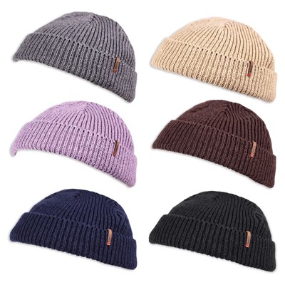 DJINNS Super Short Beanie R/L Knit - Mütze Strickmütze Wollmütze Winter Unisex