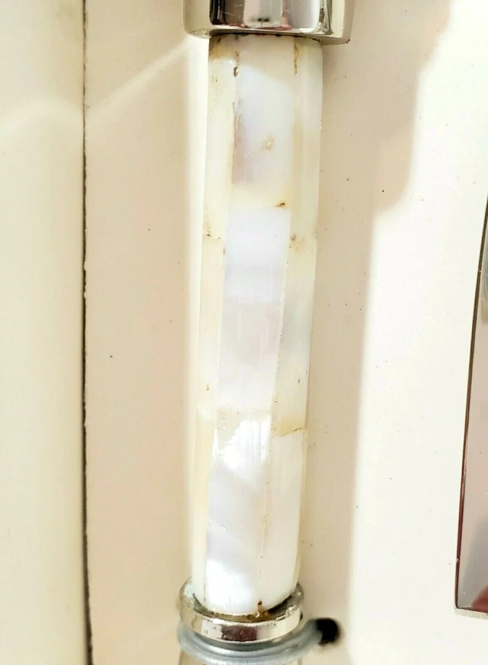 PORTOFINO HOME Juego de 3 cuchillos rebanadores de queso con mango de mármol blanco beige natural Foto 3 de 4