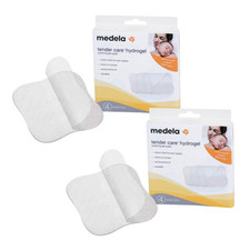 Medela Tender Care Hydrogel Pads Contoured Shape Comfortable Fit 2 Pack