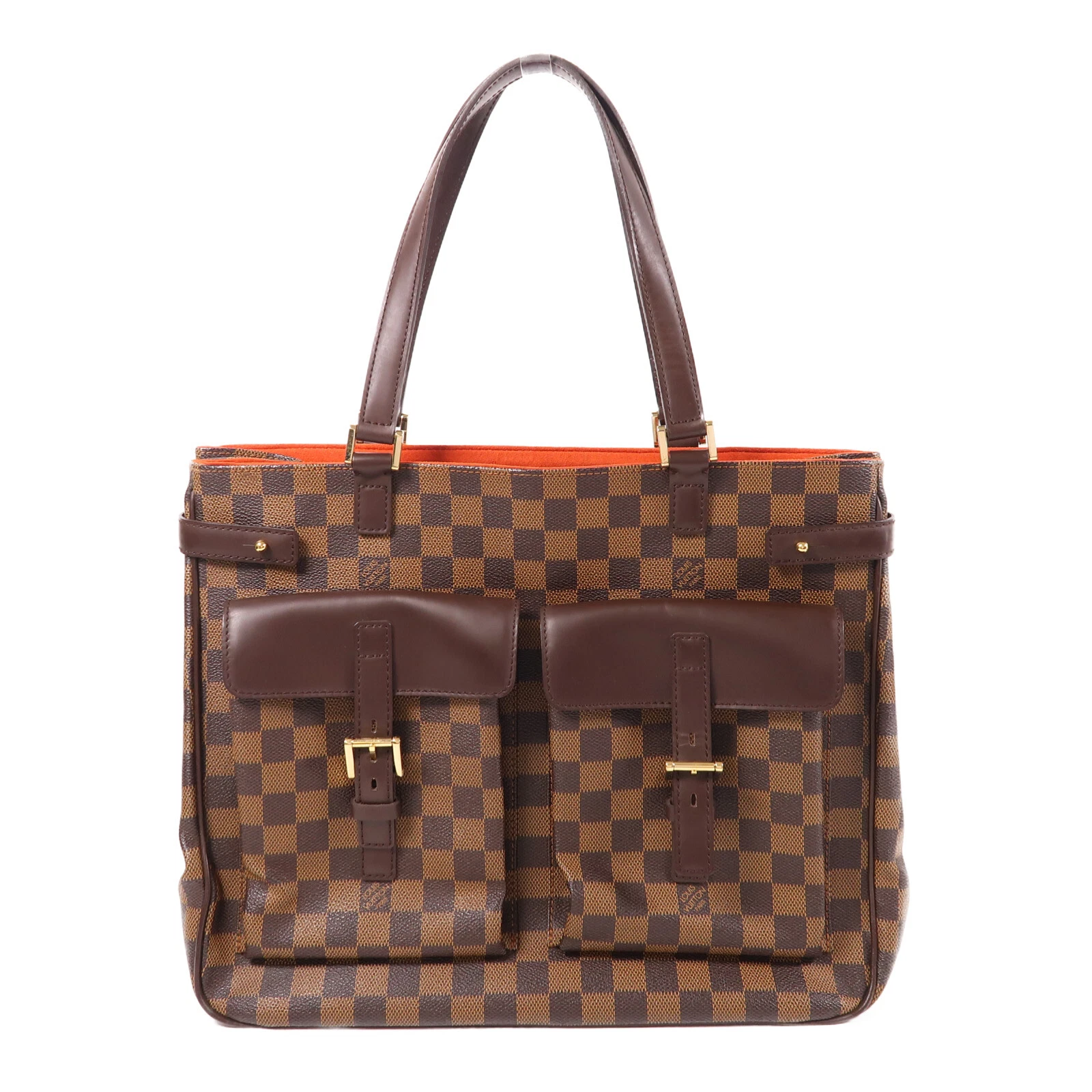 LOUIS VUITTON（LV） Borsa a tracolla Louis Vuitton LV GHW Uzes N51128 marrone damier